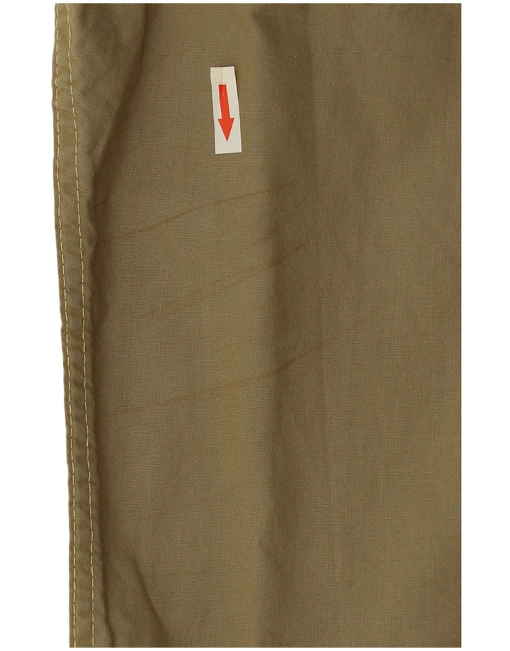 POP 84 Mens Straight Casual Trousers W36 L31 Khaki