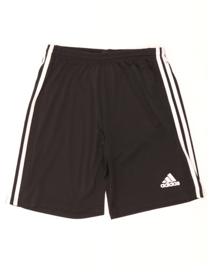 ADIDAS Boys Aeroready Sport Shorts 11-12 Years Medium Black Polyester Vintage Adidas and Second-Hand Adidas from Messina Hembry 