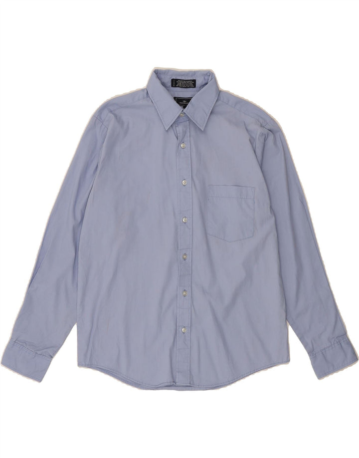 DOCKERS Boys Shirt 15-16 Years Blue Cotton Vintage Dockers and Second-Hand Dockers from Messina Hembry 