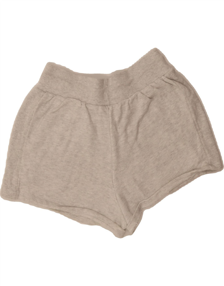CHAMPION Womens Sport Shorts UK 12 Medium  Grey Cotton Vintage Champion and Second-Hand Champion from Messina Hembry 