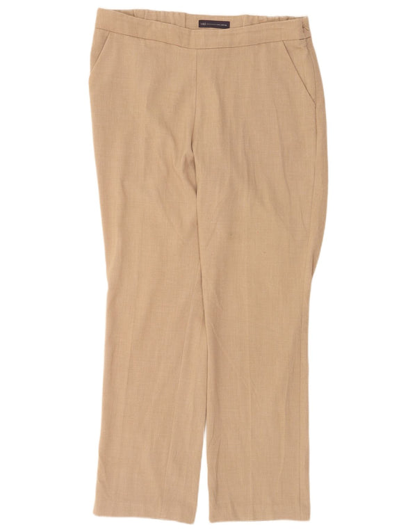 Marks & Spencer Γυναικείο Slim Casual Παντελόνι UK 14 Large W34 L30 Beige