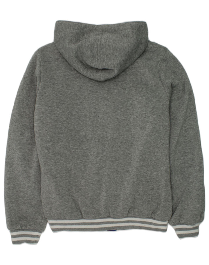 CHAMPION Girls Hooded Reversible Jacket 13-14 Years XL Grey Cotton | Vintage Champion | Thrift | Second-Hand Champion | Used Clothing | Messina Hembry 