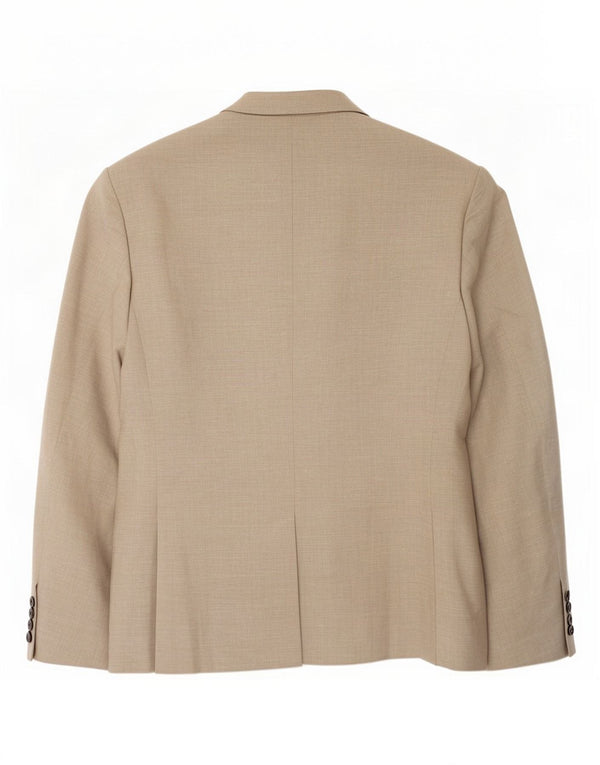 Jachetă pentru bărbați Marks & Spencer cu 2 nasturi, UK 48 2XL, in bej