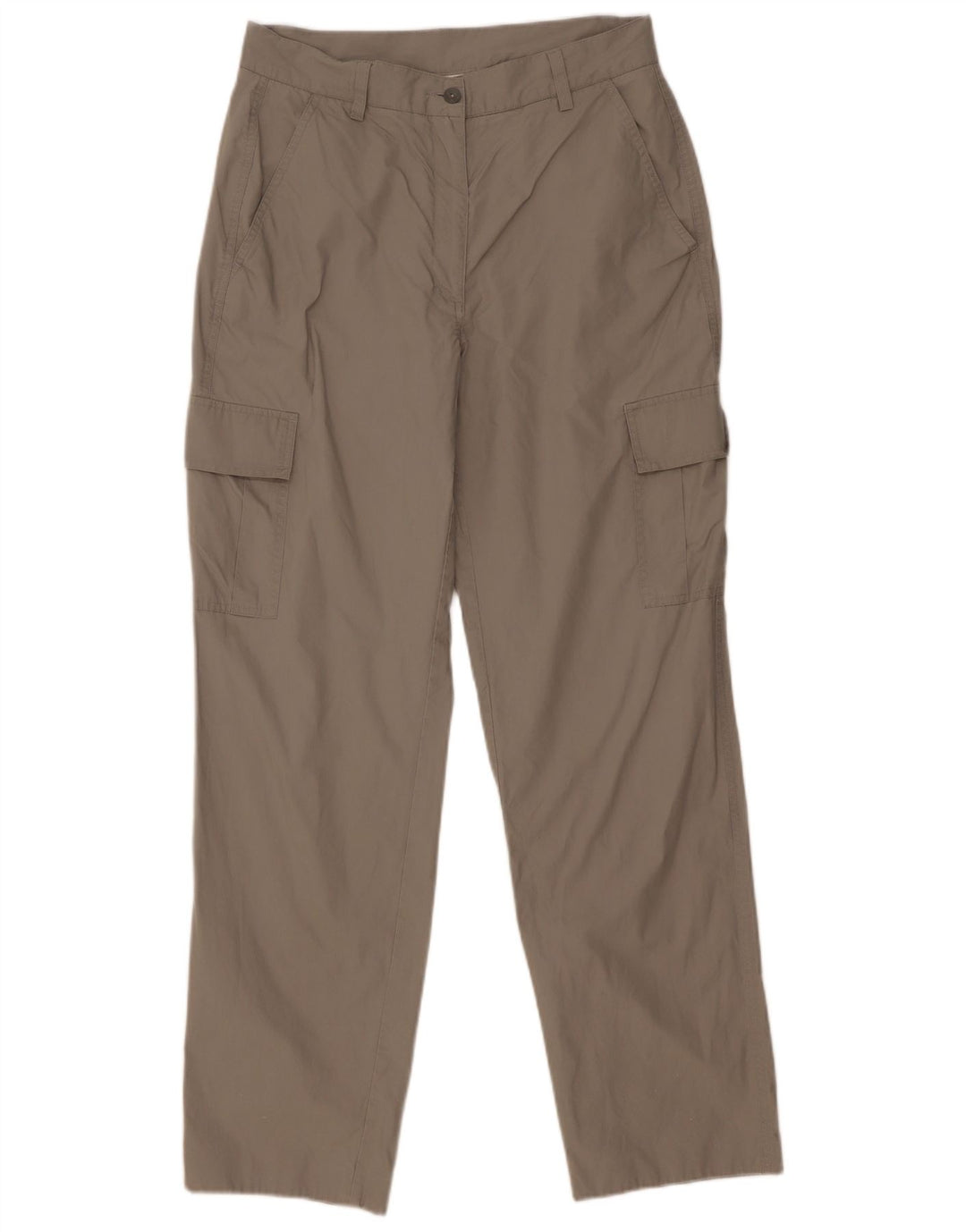 Calvin Klein Womens Straight Cargo Trousers W29 L32 Grey Cotton