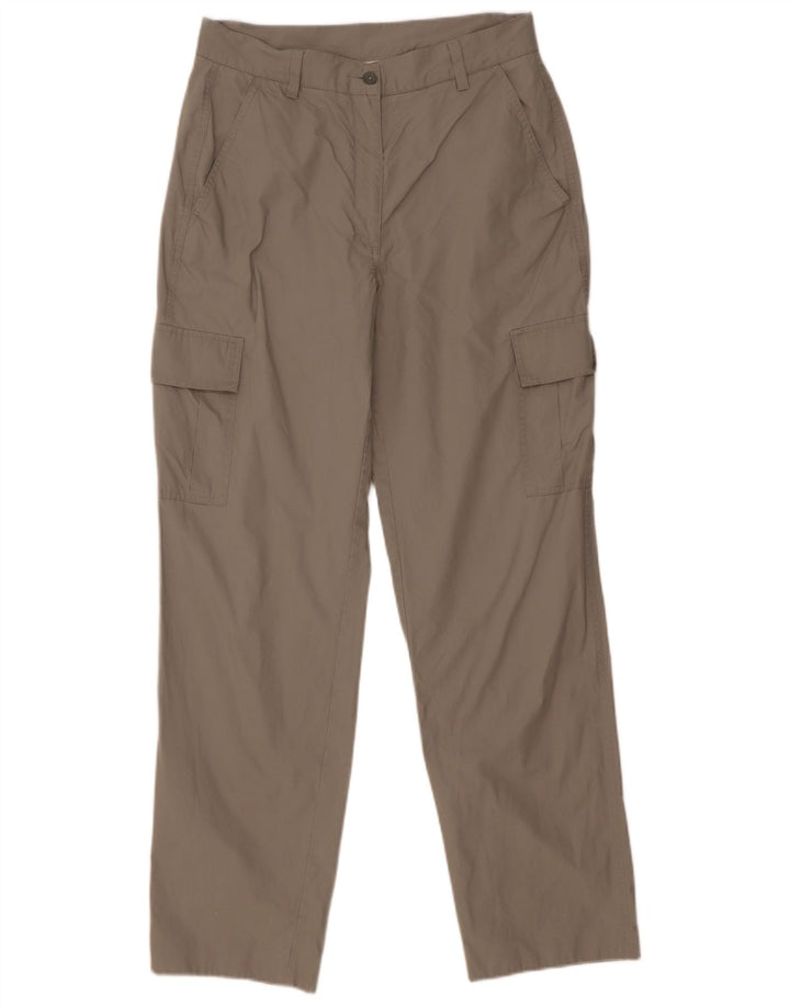 Calvin Klein Womens Straight Cargo Trousers W29 L32 Grey Cotton