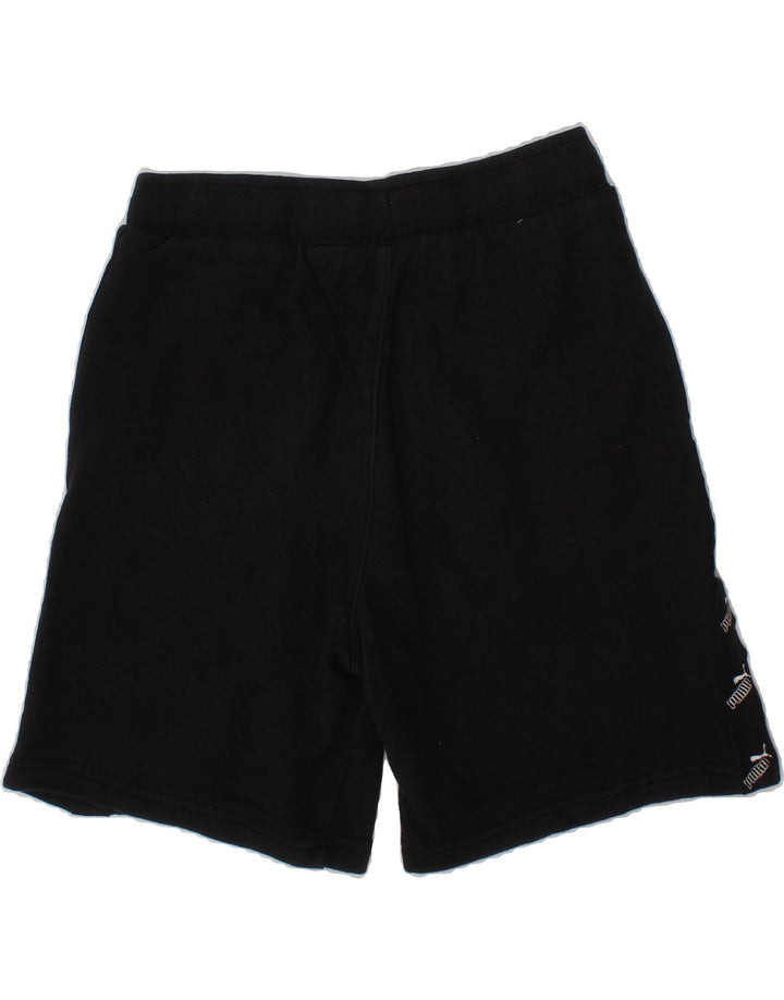 PUMA Boys Graphic Sport Shorts 10-11 Years Medium Black Vintage Puma and Second-Hand Puma from Messina Hembry 