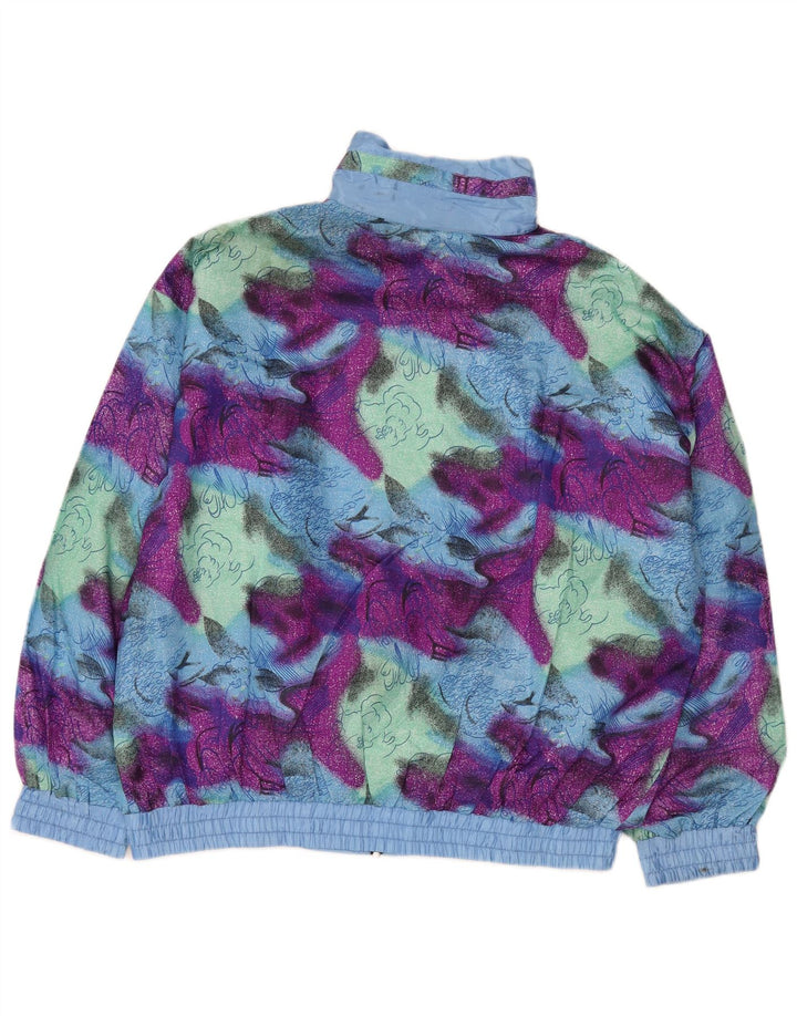 Vintage męska bluza dresowa XL wielobarwna farba krawatowa