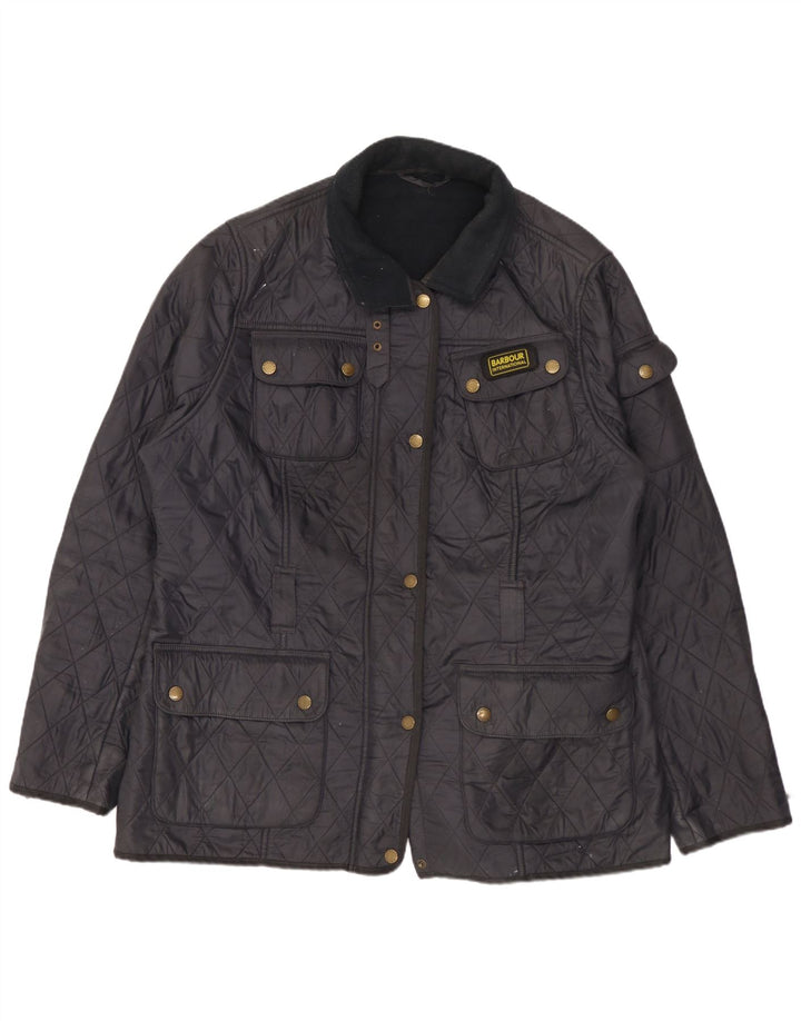 Giacca trapuntata da donna Barbour UK 20 2XL Blu Navy