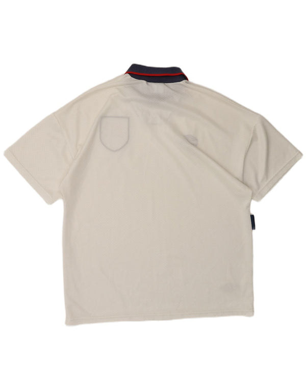 Umbro Mens England Home 1993-1995 Football Shirt XL White Sports
