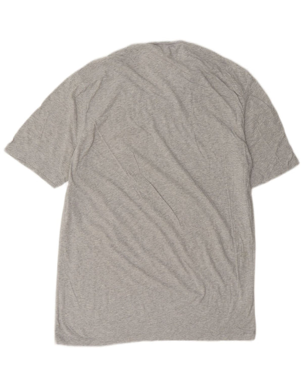 Michael Kors Herre grafisk T-shirt Top Medium Grey Flecked