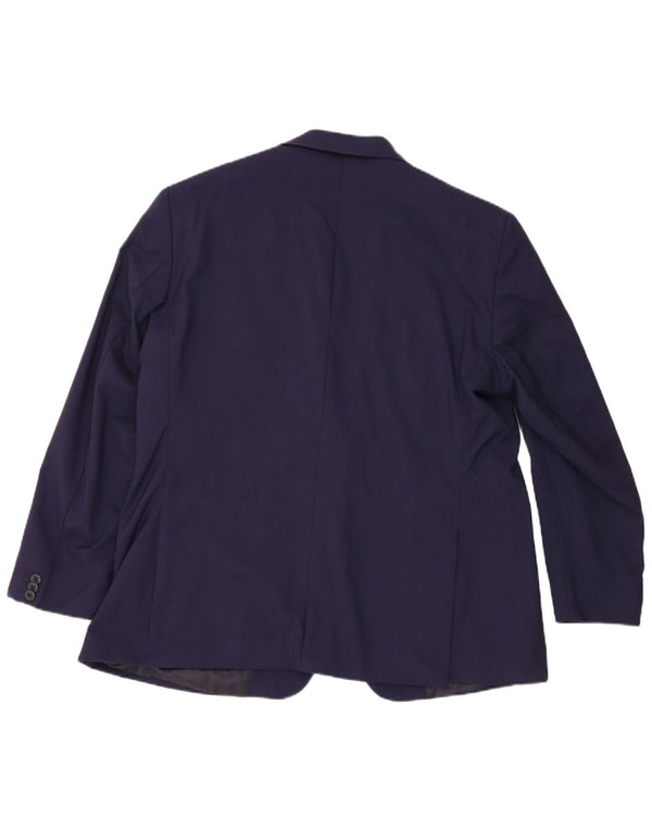 Pierre Cardin Herren-Blazer mit 2 Knöpfen, UK 40, große marineblaue Wolle