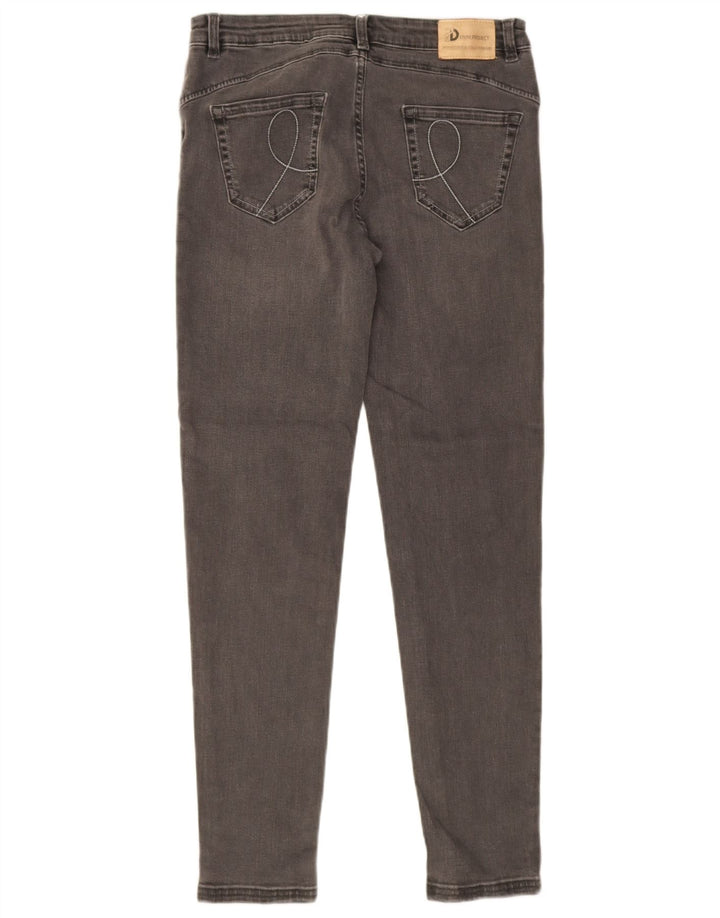 Dack's Womens Skinny Jeans IT 44 Medium W30 L28 Grey Cotton