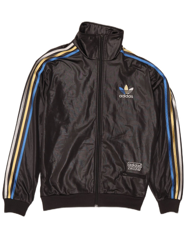 Adidas Herre Chile 62 Grafisk træningsdragt Topjakke Medium Sort Sports