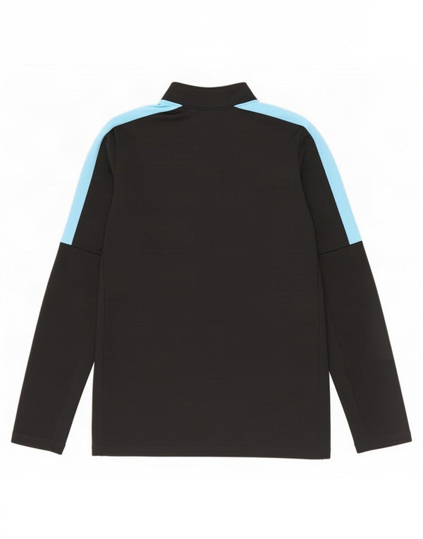 Nike Boys Dri Fit Pullover Tracksuit Top 11-12 Years Black Colourblock