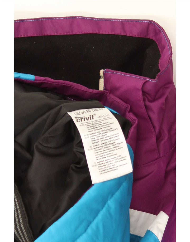 Crivit ženska skijaška jakna UK 16 Large Purple Colourblock Poliester