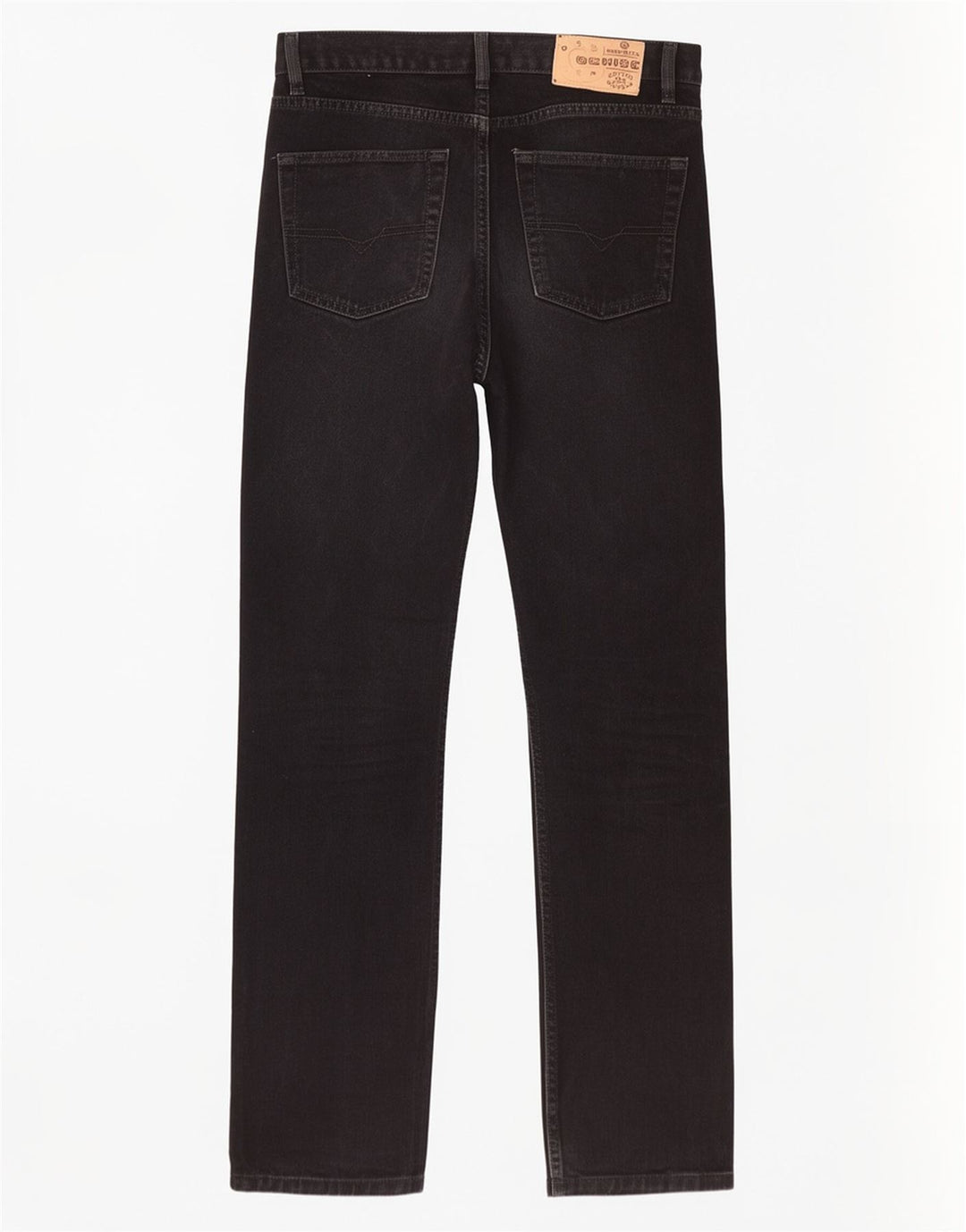 Diesel Mens Zathan Straight Jeans W29 L32 Black Cotton