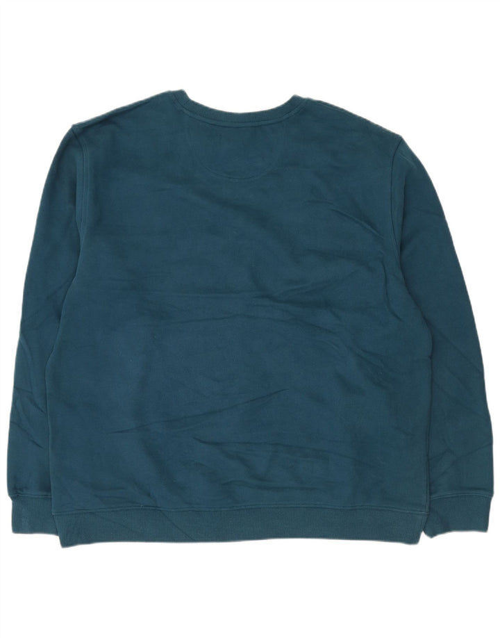 IZOD Mens Sweatshirt Jumper XL Green Cotton
