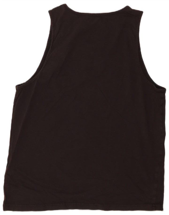 Puma Camiseta sin mangas gráfica para hombre 2XL Negro