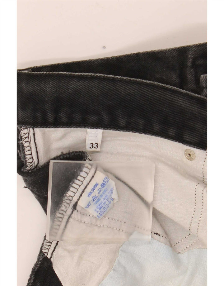 Мужские прямые джинсы Levi's W33 L34, черный хлопок