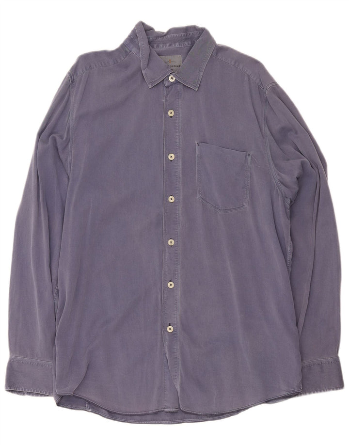 Tommy Bahama Chemise Homme Large Bleu Marine Coton