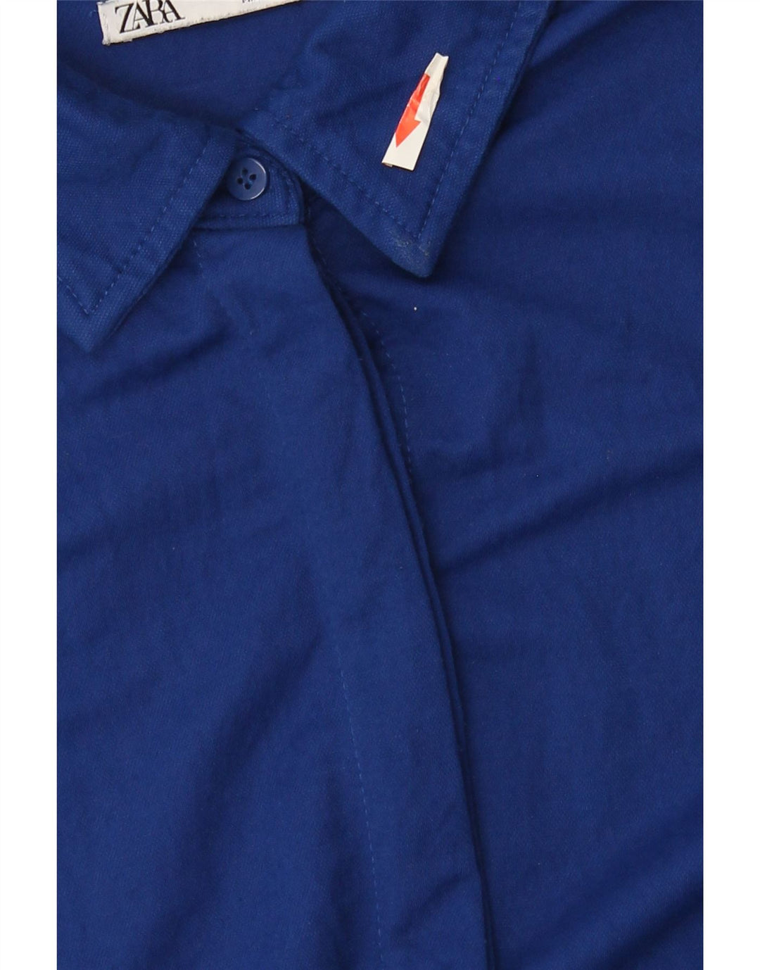 Zara Robe chemise pour femme UK 44 Bleu moyen