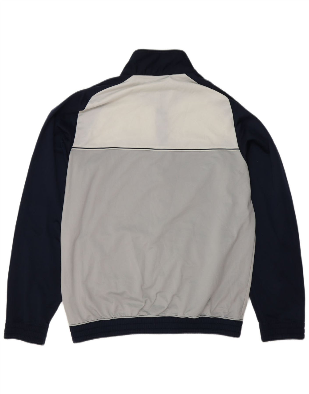 Champion Mens Tracksuit Top Jacket XL Navy Blue Colourblock Polyester