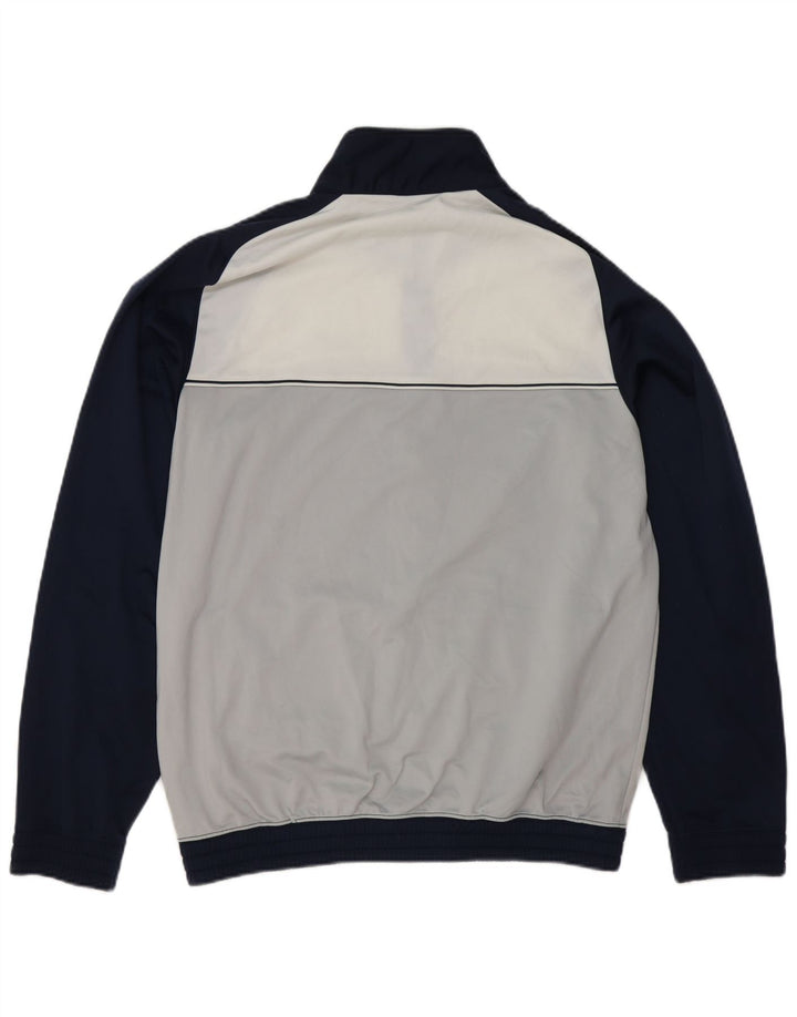 Champion Mens Tracksuit Top Jacket XL Navy Blue Colourblock Polyester