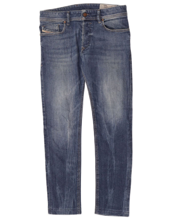 Diesel Herren Sleenker Slim Skinny Jeans W30 L28 Blaue Baumwolle