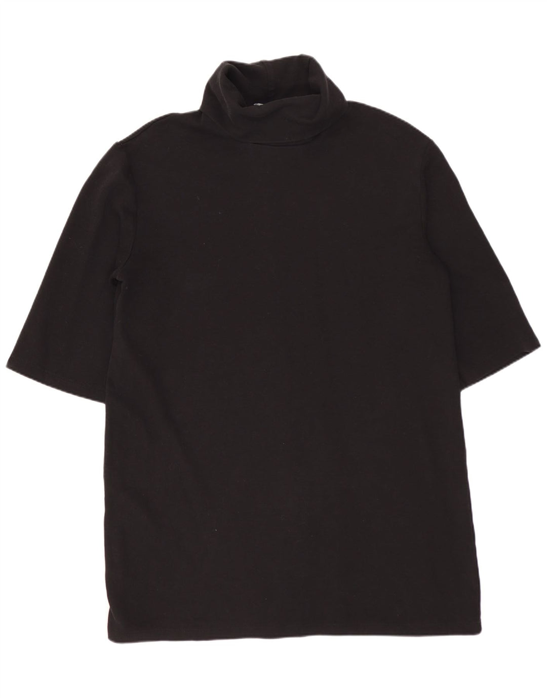 Zara Womens Basic Dress UK 14 Medium Black Bomuld