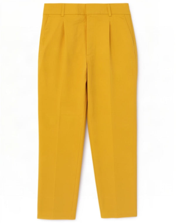 Zara Dame High Waist Chino Bukser Medium W28 L26 Gul