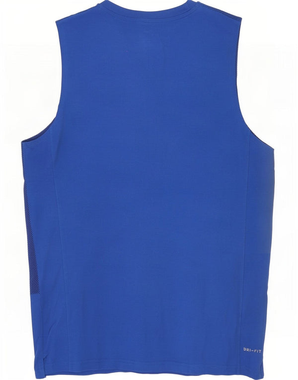 Męska kamizelka Nike Dri Fit 2XL, niebieska, bawełniana w cętki