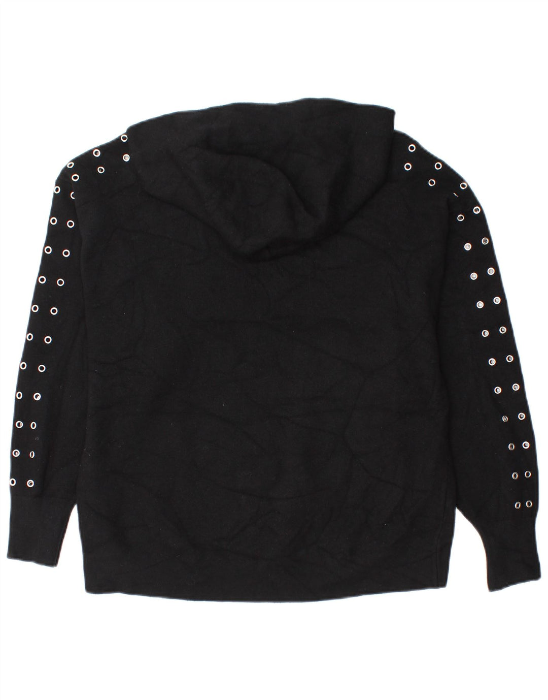 Zara Womens Oversized Jumper Sweater UK 10 Small Black Viscose