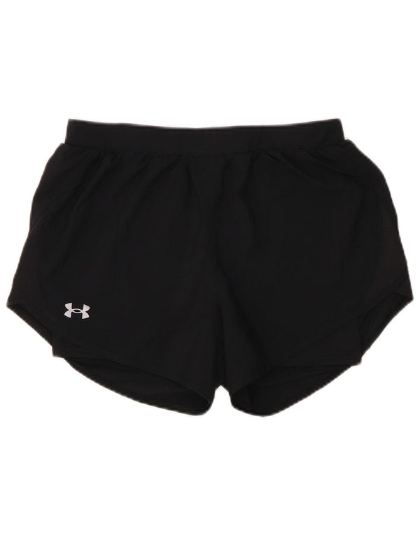 Under Armour Womens Heat Gear Sport Shorts UK 12 Medium  Black