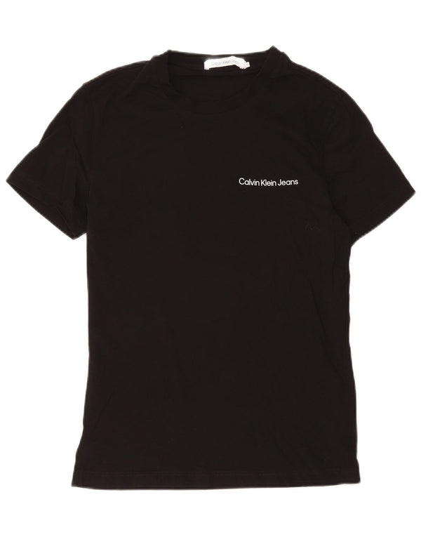 Calvin Klein Jeans Herre grafisk T-shirt Top Medium Sort Bomuld
