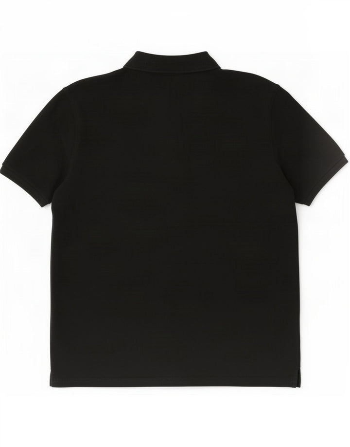 Gant Mens Polo Shirt Large Black Cotton