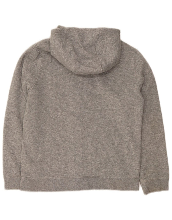 Nike Sweat à capuche zippé pour garçon 10-11 ans Gris moyen chiné en coton