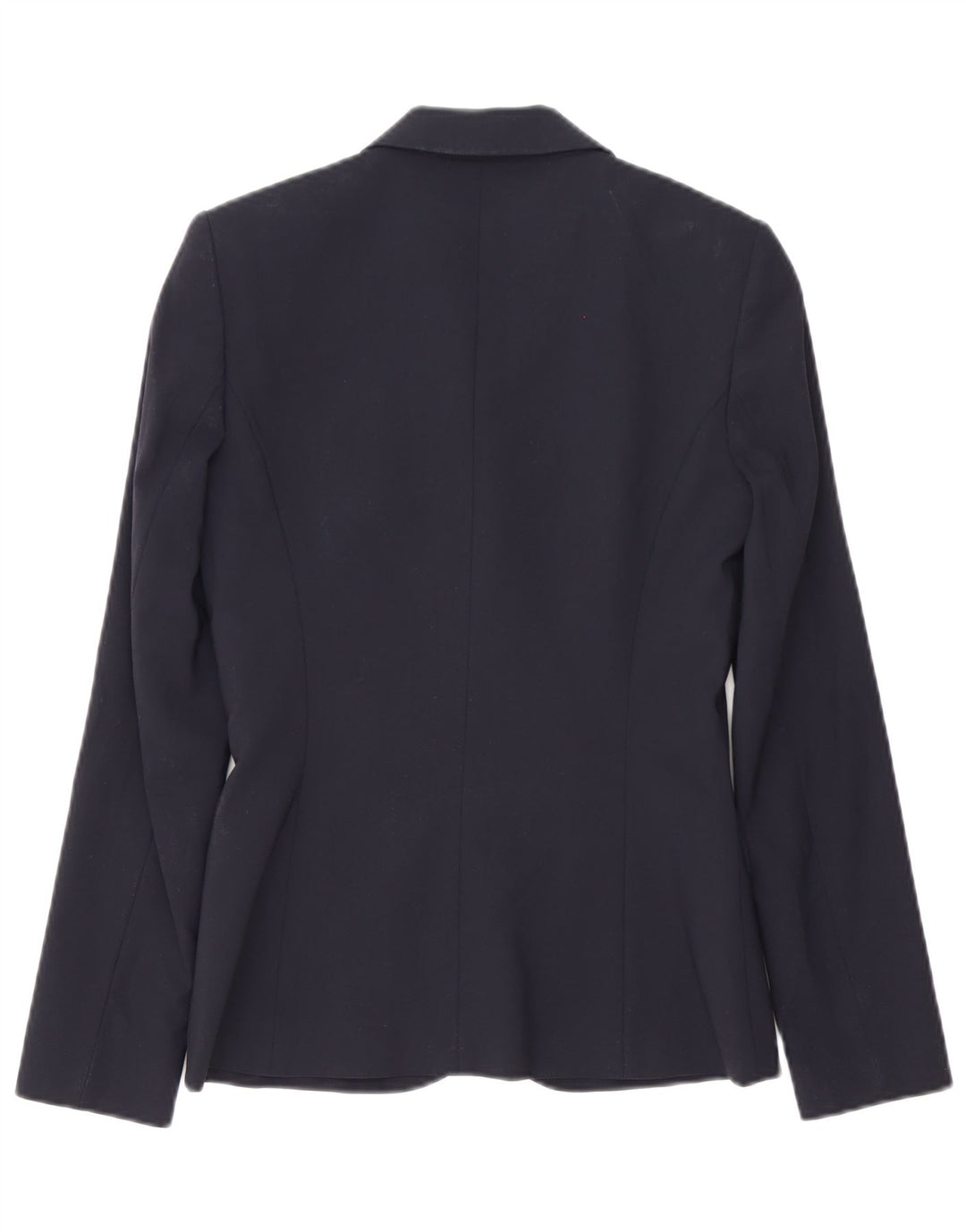 Hugo Boss Dame 2-knaps blazerjakke UK 6 XS Marineblå Virgin Wool