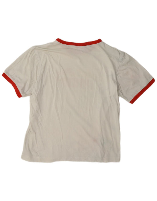 Puma Herre grafisk T-shirt Top Medium White Colourblock