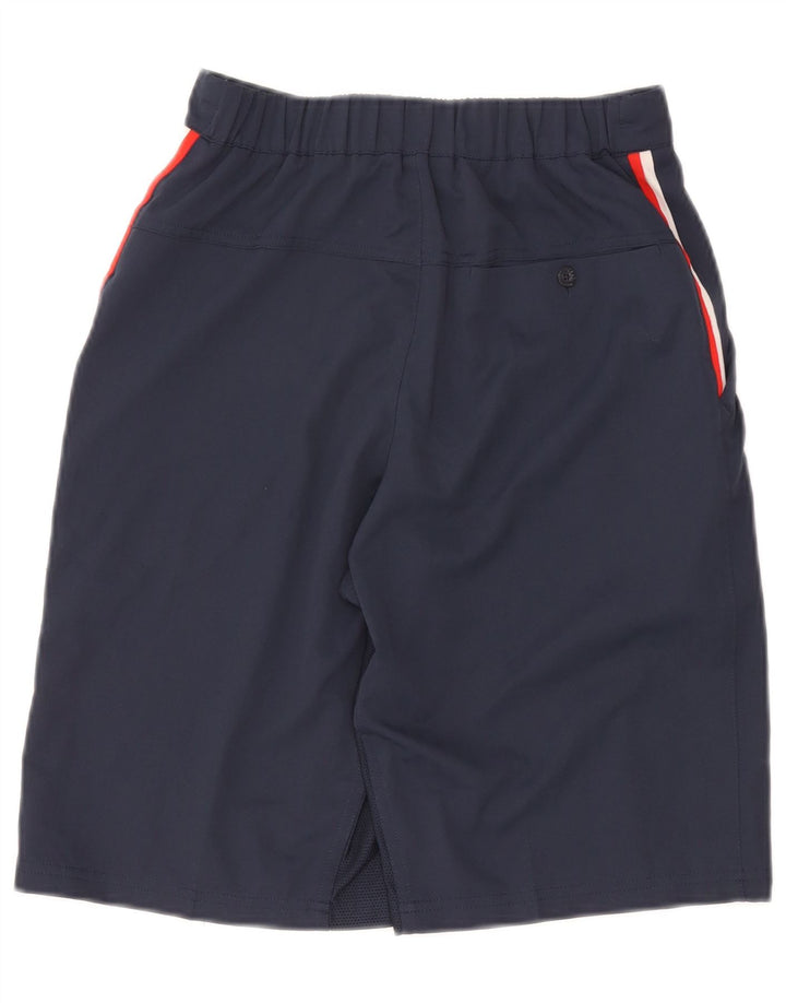 Pantaloncini chino Nike Dri Fit da donna XS W25 blu navy in poliestere