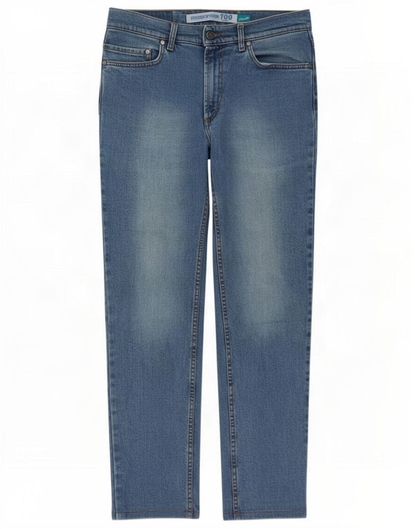 Carrera Mens 700 Regular Straight Jeans W31 L30 Plavi pamuk