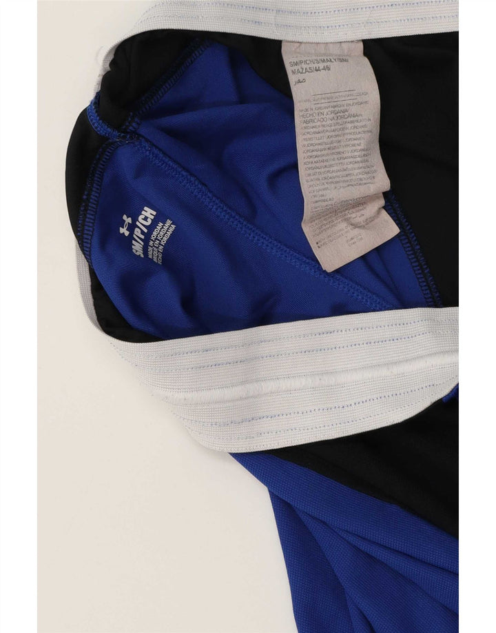 Under Armour Short de Sport Homme Small Bleu Colorblock Polyester