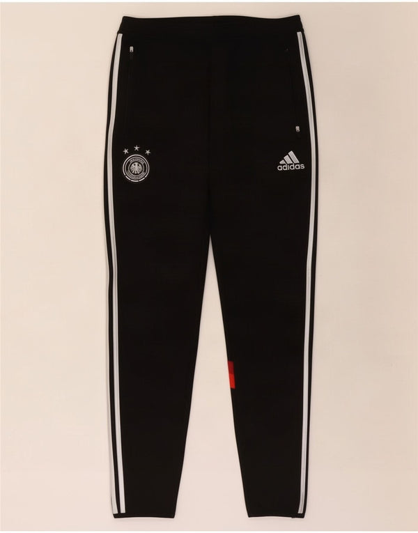 Adidas Herre Deutscher Fussball Bund Træningsdragt Bukser Small Black