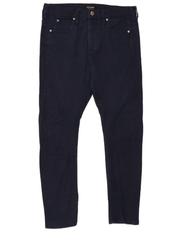 Blugi slim pentru bărbați Jack & Jones W32 L27 bleumarin