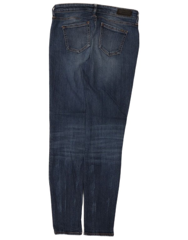 Женские джинсы суперскинни Armani Exchange W27 L29 синие, хлопок