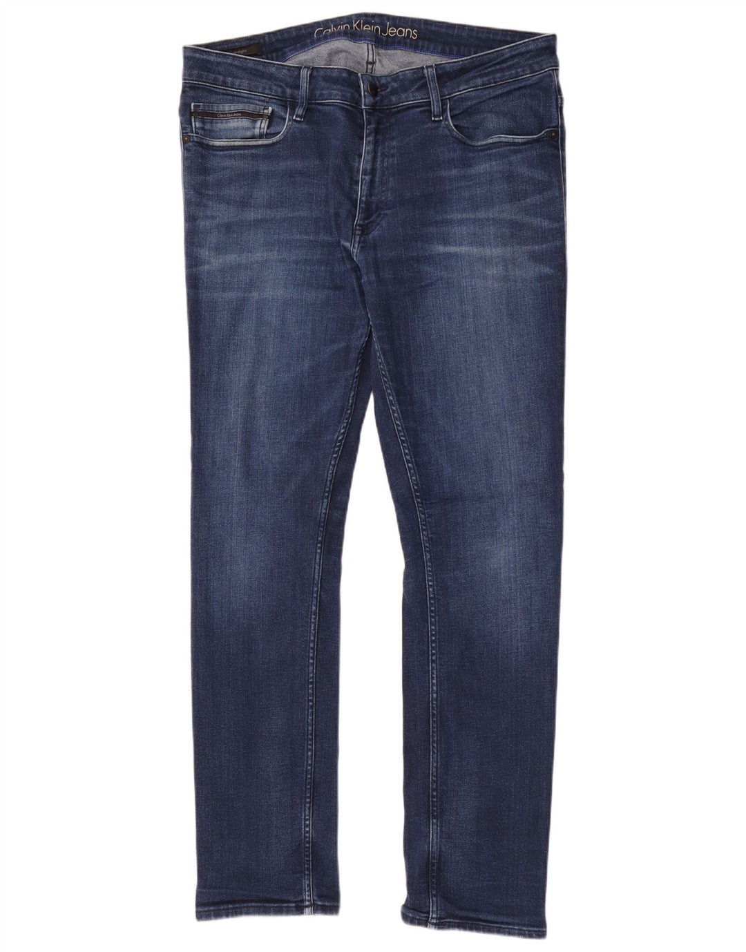 Мужские узкие джинсы Calvin Klein W36 L32 синие