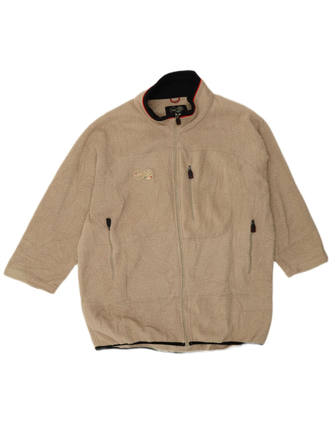 Jachetă pentru bărbați Fila Fleece UK 40 Large Beige