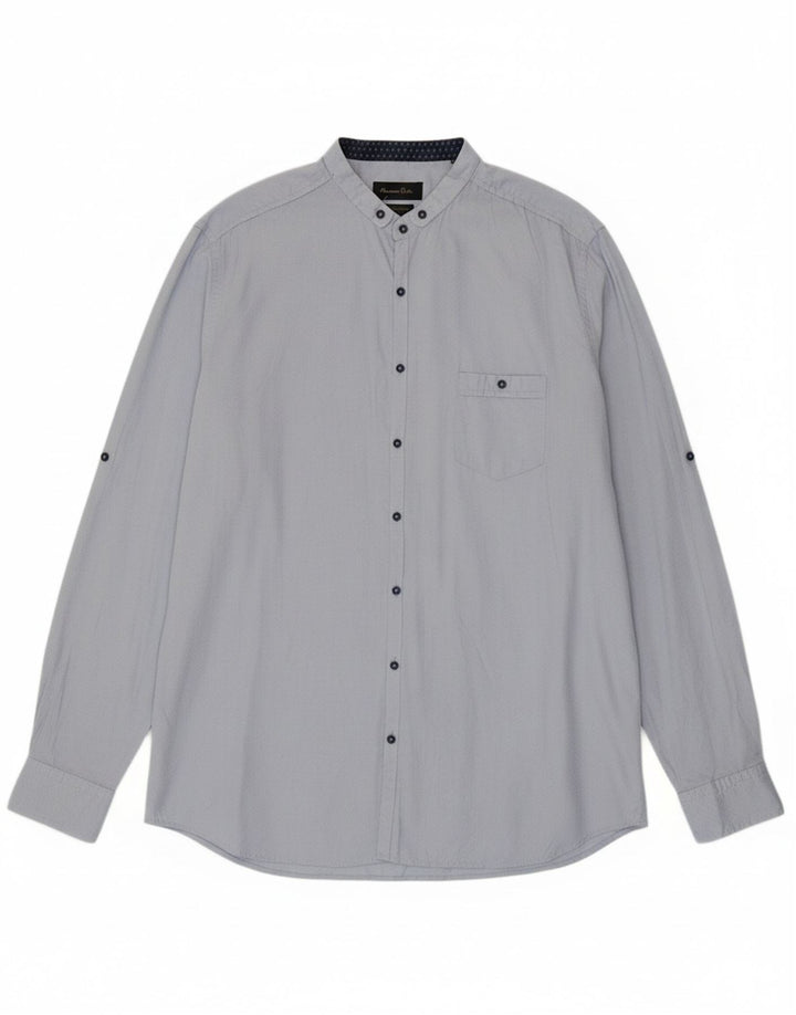 MASSIMO DUTTI Mens Shirt Medium Blue Cotton Vintage Massimo Dutti and Second-Hand Massimo Dutti from Messina Hembry 