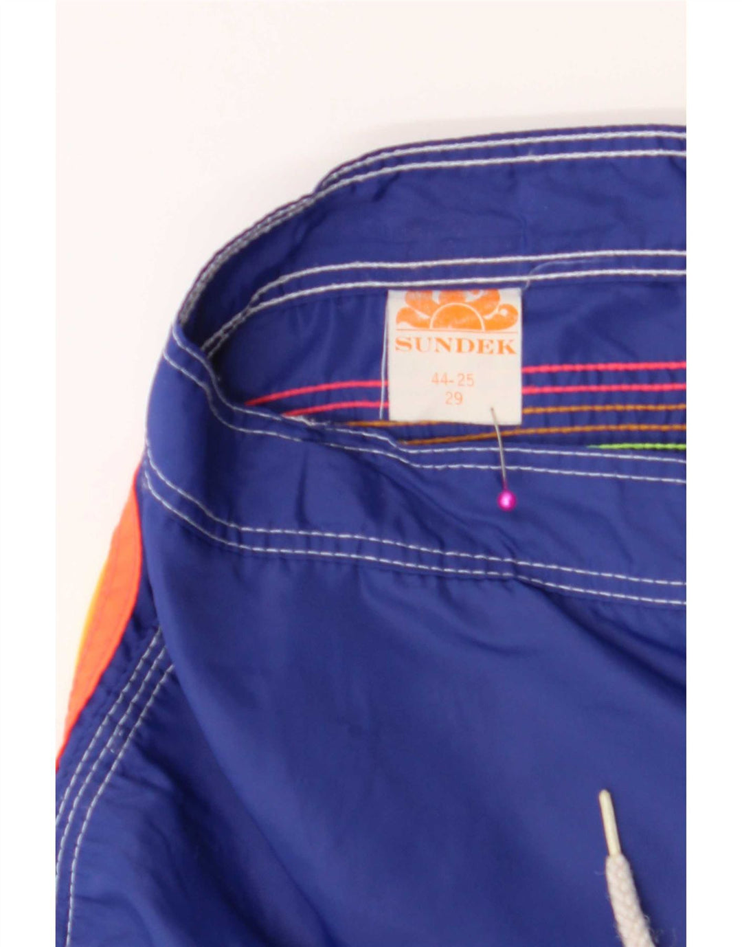 Sundek Womens Swimming Shorts IT 44 Medium Blue Colourblock