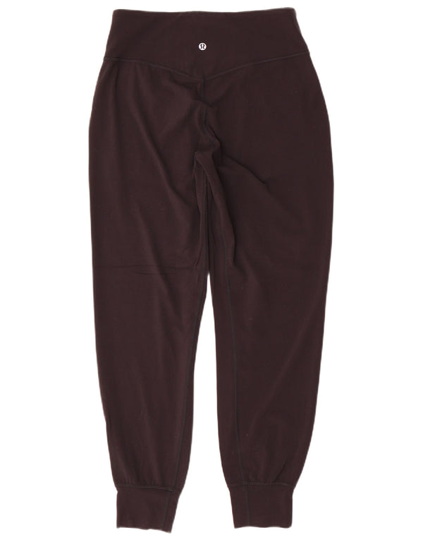 Lululemon Dame træningsdragt Bukser Joggers US 8 Medium Sort Nylon