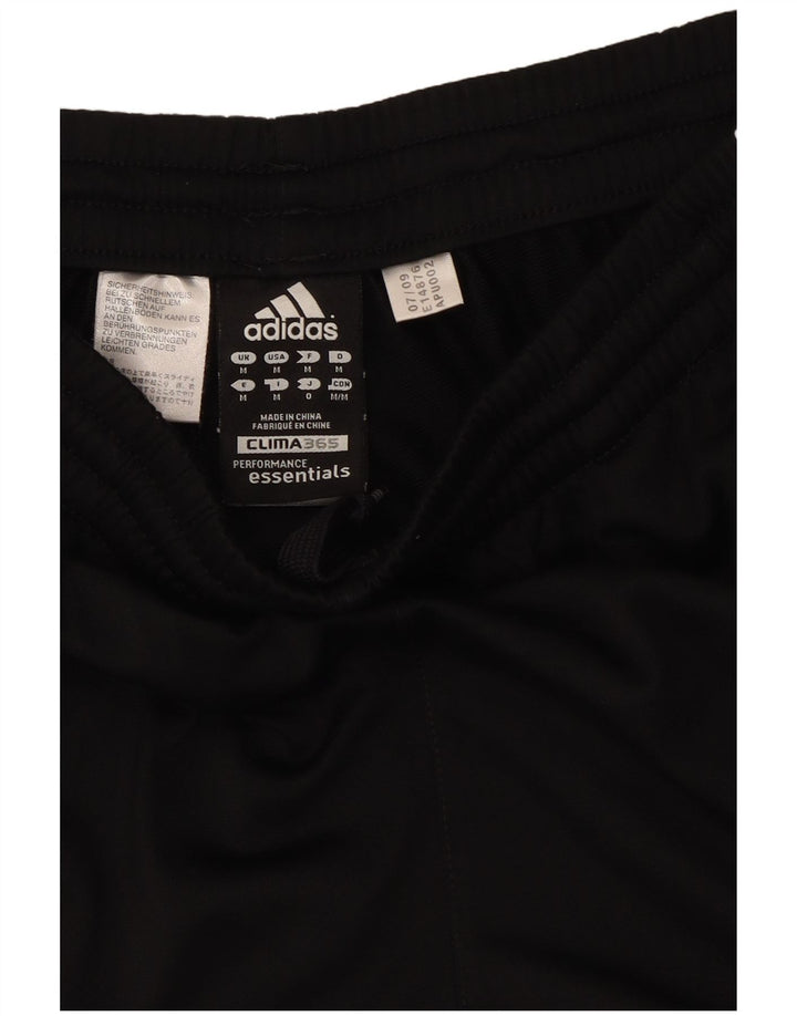 Adidas Mens Clima 365 Crop Tracksuit Trousers Medium  Black Polyester